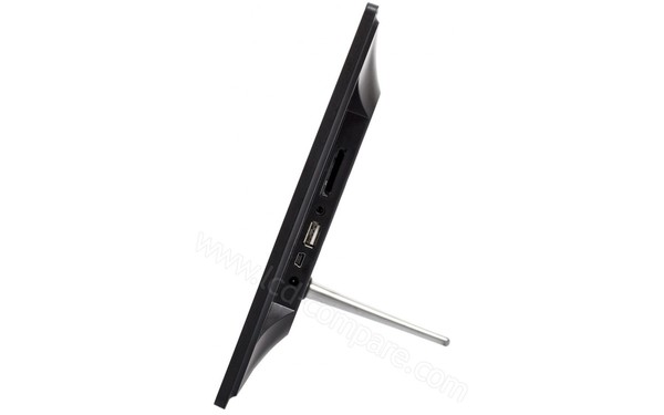 ROLLEI Degas DPF-100 Noir - Vue de profil