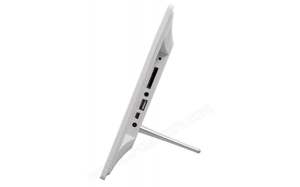 ROLLEI Degas DPF-100 Blanc - Vue de profil