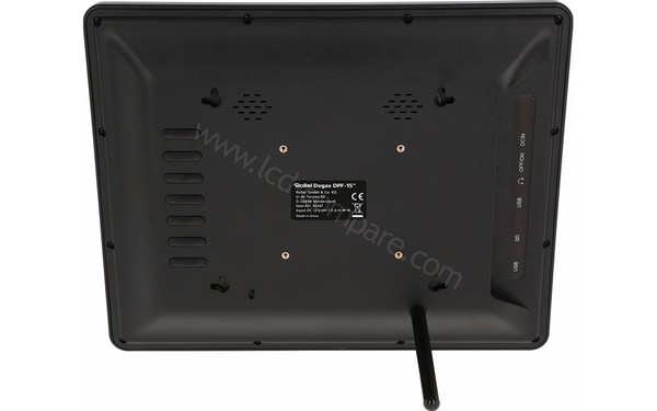 ROLLEI Degas DPF-12 - Vue de l'arri&egrave;re