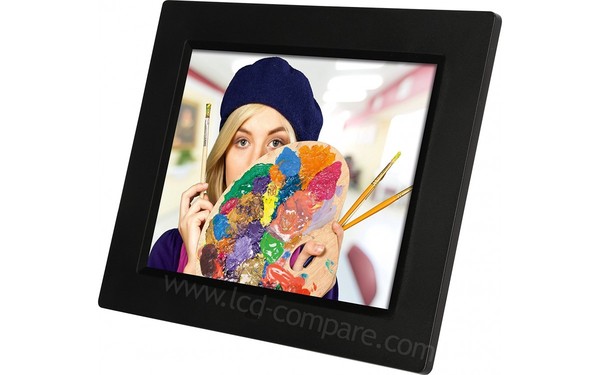 ROLLEI Degas DPF-800 Noir - Vue 3/4 droite