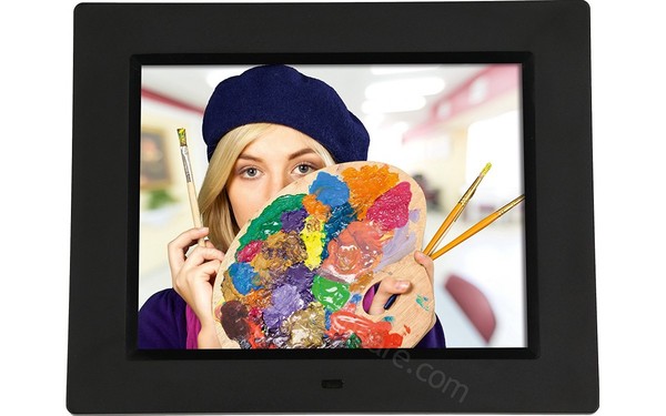 ROLLEI Degas DPF-800 Noir - Vue de face