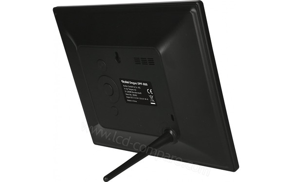 ROLLEI Degas DPF-800 Noir - Vue 3/4 arri&egrave;re