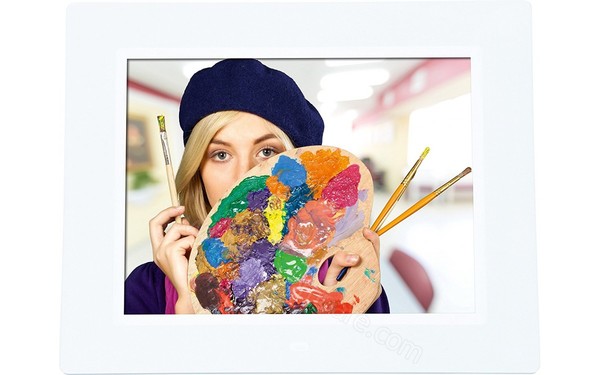 ROLLEI Degas DPF-850 Blanc - Vue de face