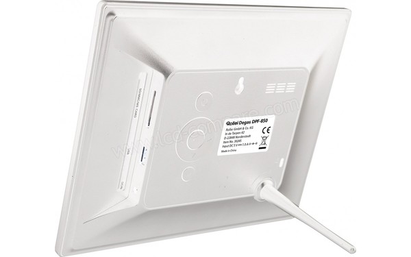 ROLLEI Degas DPF-850 Blanc - Vue 3/4 arri&egrave;re 1