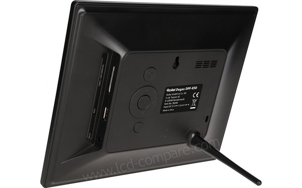 ROLLEI Degas DPF-850 Noir - Vue de l'arri&egrave;re 1