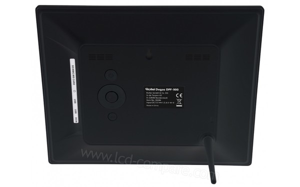 ROLLEI Degas DPF-900 - Vue de l'arri&egrave;re