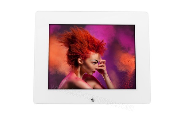 ROLLEI Pissarro DPF-80 Blanc - Vue de face