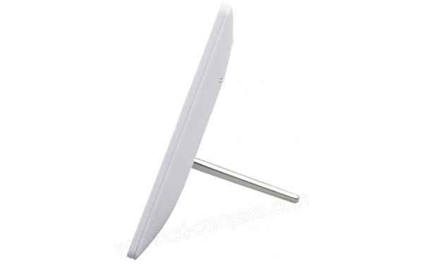 ROLLEI Pissarro DPF-80 Blanc - Vue de profil