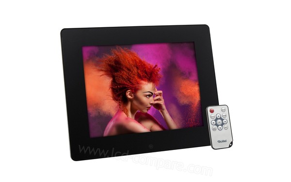 ROLLEI Pissarro DPF-80 Noir - Vue 3/4 gauche