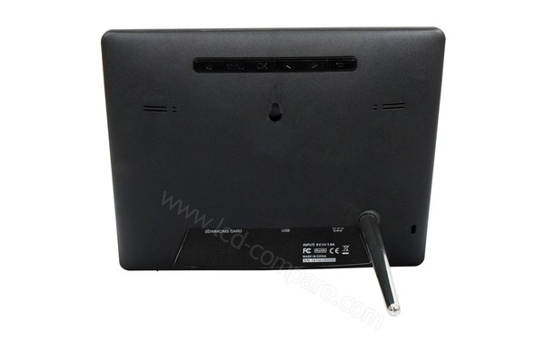 ROLLEI Pissarro DPF-80 Noir - Vue de l'arri&egrave;re