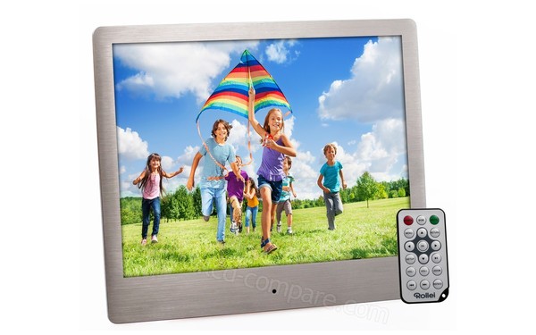 ROLLEI Pissarro DPF-90 Argent - Vue 3/4 gauche