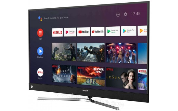 SABA SBA55UHD194 - Vue 3/4 droite