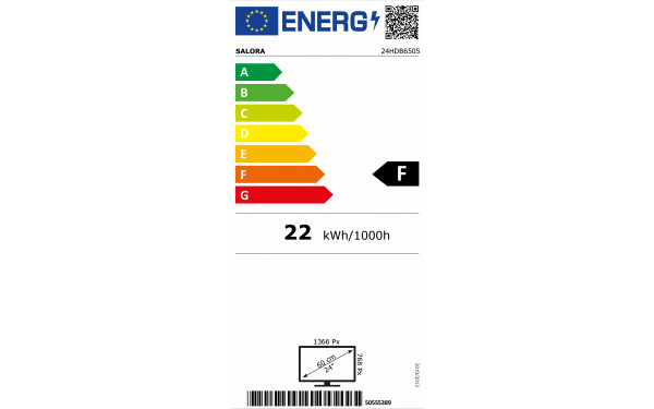 SALORA 24HDB6505 - &Eacute;tiquette &eacute;nergie v2