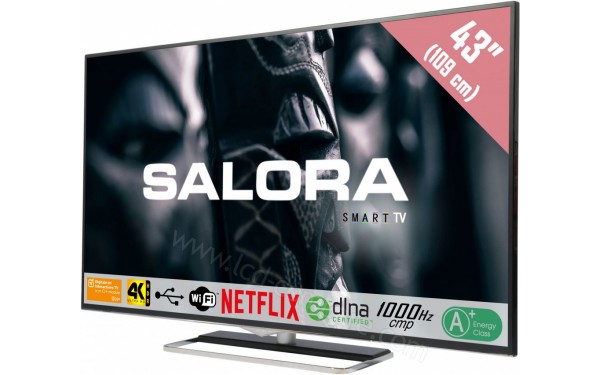 SALORA 43UHX4500 - Vue 3/4 droite