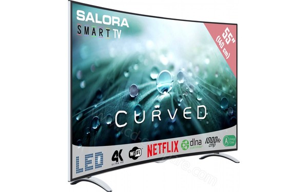 SALORA 55UHC9202MS - Vue 3/4 gauche