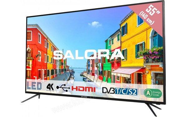 SALORA 55UHL2500 - Vue 3/4 droite