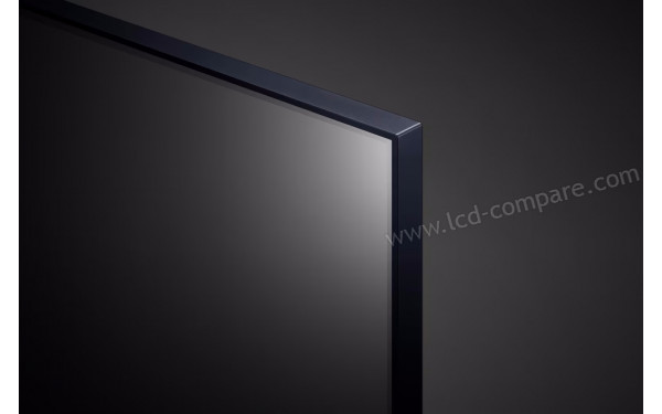 LG 43UR81003 - Zoom sur le coin sup&eacute;rieur droit