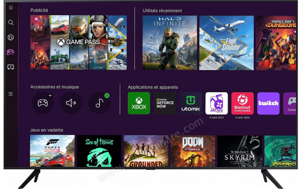 SAMSUNG 55AU7020 - Vue de face