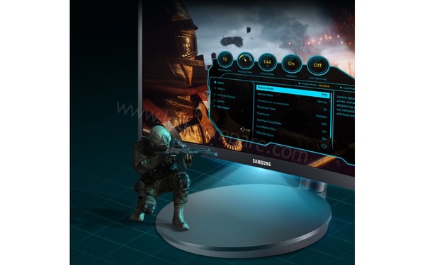 SAMSUNG C24FG70FQU - Menu OSD de style gaming et effet lumineux