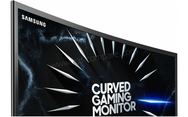 SAMSUNG C24RG52FQU - Zoom sur la partie haute gauche