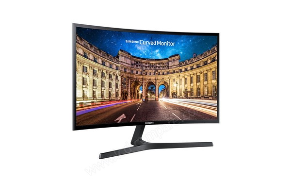 SAMSUNG C27F398FWR - Vue 3/4 gauche