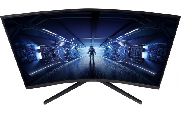 SAMSUNG C27G54TQBU - Vue en plong&eacute;e