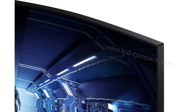 SAMSUNG C27G54TQBU - Zoom sur le coin sup&eacute;rieur droit