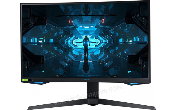 SAMSUNG C27G73TQSR - Vue de face en mode rotation