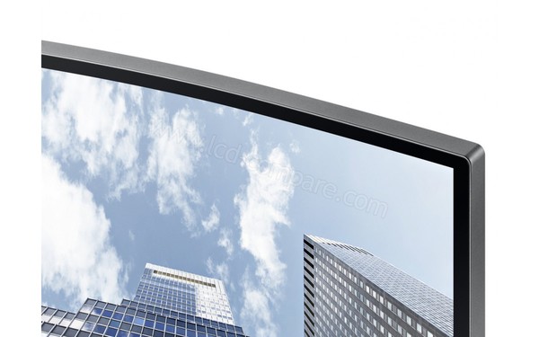 SAMSUNG C27H800FCU - Zoom sur le coin sup&eacute;rieur droit