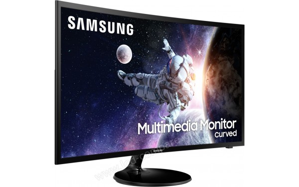 SAMSUNG C32F39NFU - Vue 3/4 gauche
