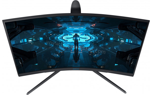 SAMSUNG C32G73TQSU - Vue du dessus en perspective