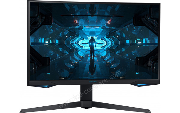 SAMSUNG C32G74TQSU - Vue de face en rotation