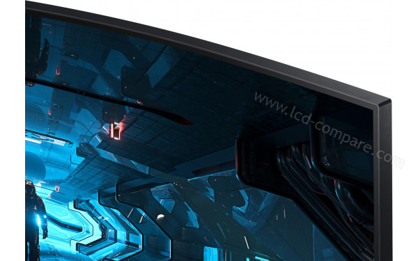 SAMSUNG C32G75TQSU - Zoom sur le coin sup&eacute;rieur droit