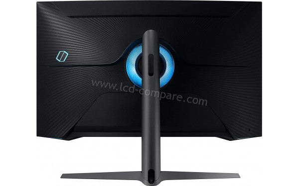 SAMSUNG C32G75TQSU - Vue de l'arri&egrave;re syst&egrave;me lumineux bleu