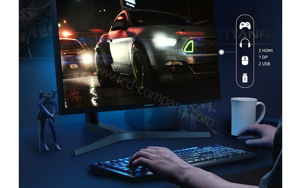 SAMSUNG C32HG70QQU - Mise en situation