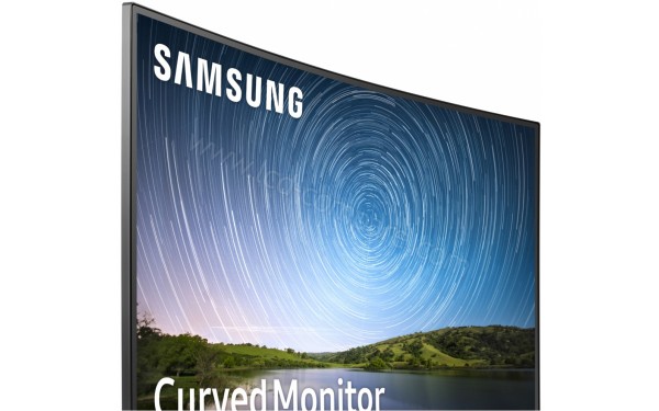 SAMSUNG C32R502FHR - Zoom sur le c&ocirc;t&eacute; sup&eacute;rieur gauche