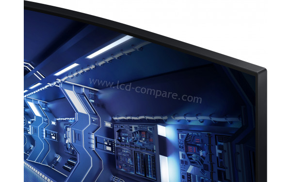 SAMSUNG C34G55TWWR - Zoom sur le coin sup&eacute;rieur droit