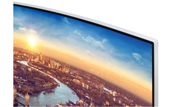 SAMSUNG C34J791WTU - Zoom sur le coin sup&eacute;rieur droit