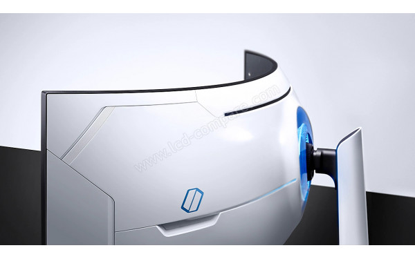 SAMSUNG C49G94TSSR - Vue 3/4 arri&egrave;re en perspective