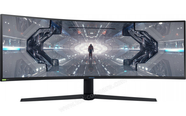 SAMSUNG C49G95TSSU - Vue de face en mode rotation