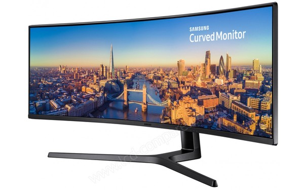 SAMSUNG C49J890DKU - Vue 3/4 droite