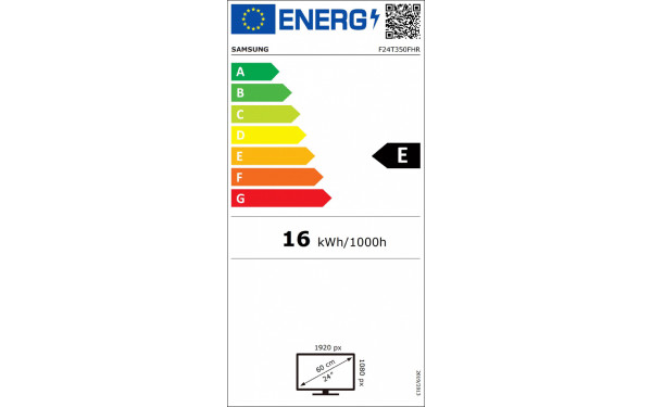 SAMSUNG F24T350FHR - &Eacute;tiquette &eacute;nergie v2