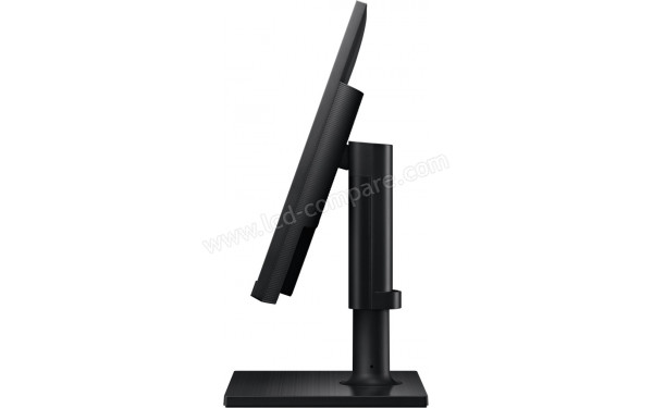 SAMSUNG F24T452FQR - Vue de profil en position haute et inclin&eacute;e vers le haut
