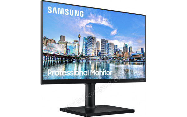 SAMSUNG F24T452FQU - Vue 3/4 gauche en position haute