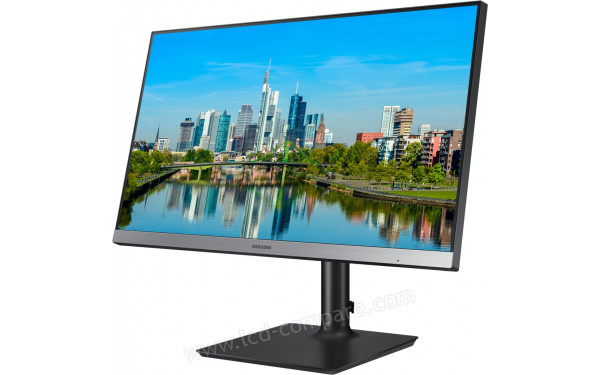 SAMSUNG F24T650FYR - Vue 3/4 droite en position inclin&eacute;e