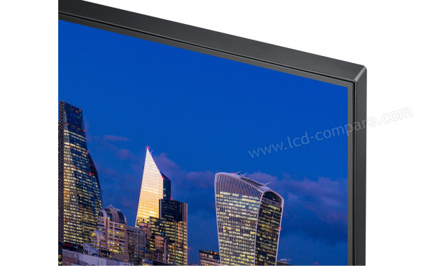 SAMSUNG F27T850QWR - Zoom sur le coin sup&eacute;rieur droit