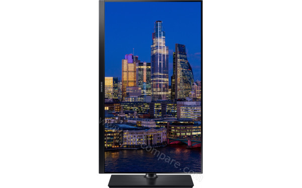 SAMSUNG F27T850QWR - Vue de face en mode portrait