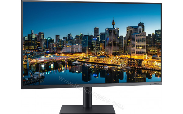 SAMSUNG F32TU870VU - Vue de face avec rotation vers la droite