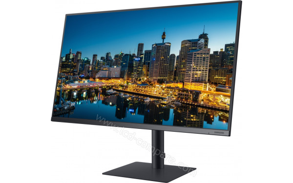 SAMSUNG F32TU870VU - Vue 3/4 droite en position inclin&eacute;e