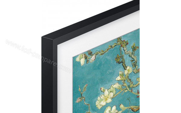 SAMSUNG The Frame GQ32LS03CBUXZG - Zoom sur le coin sup&eacute;rieur gauche